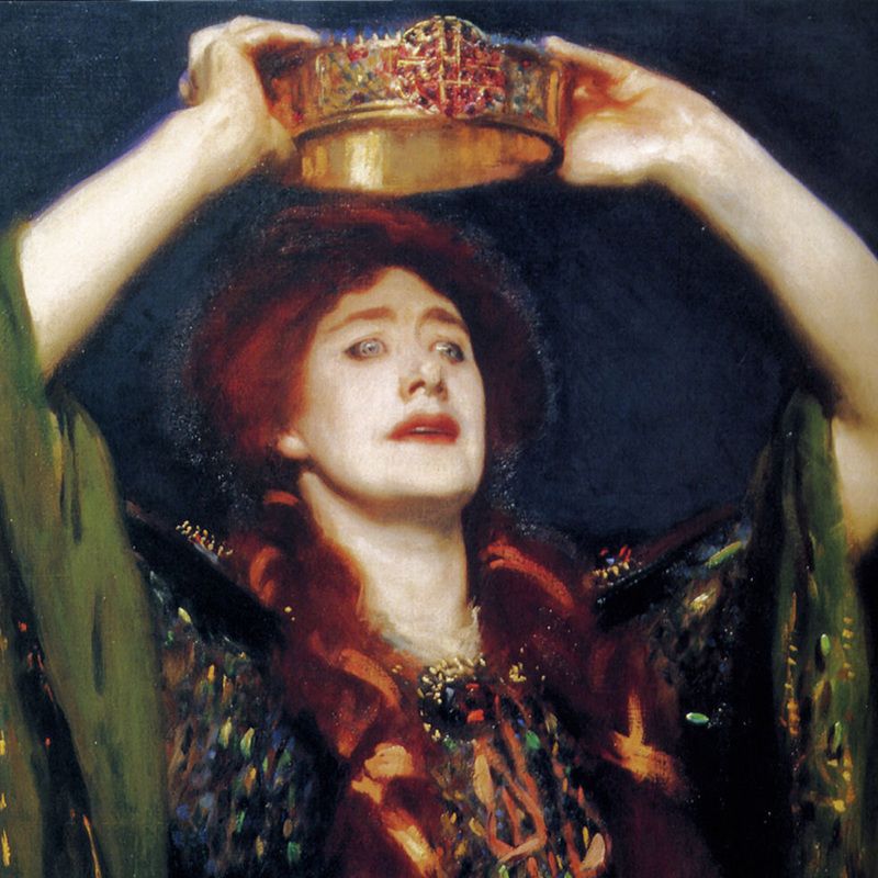 Detail of Lady Macbeth by John Singer Sargent